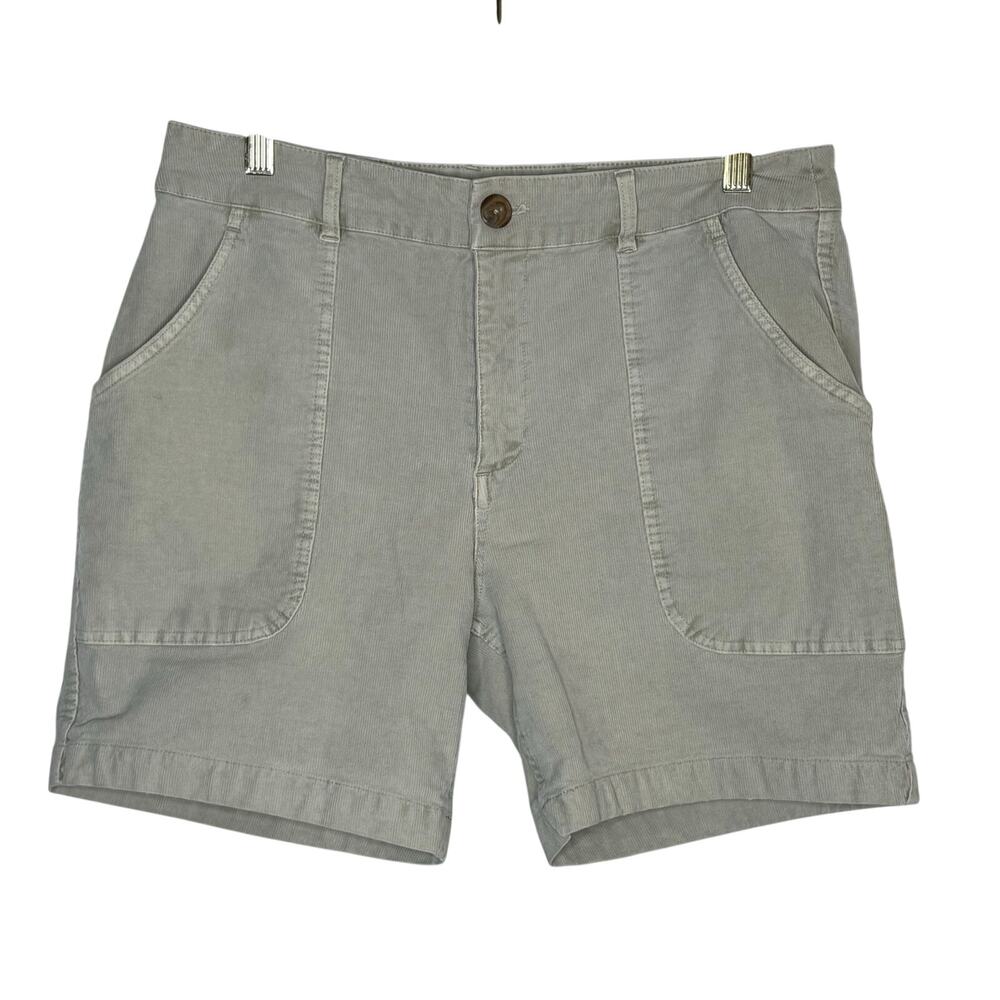 Marine Layer Corduroy Shorts Mens Size 32 Beige Cotton Stretch Casual Summer